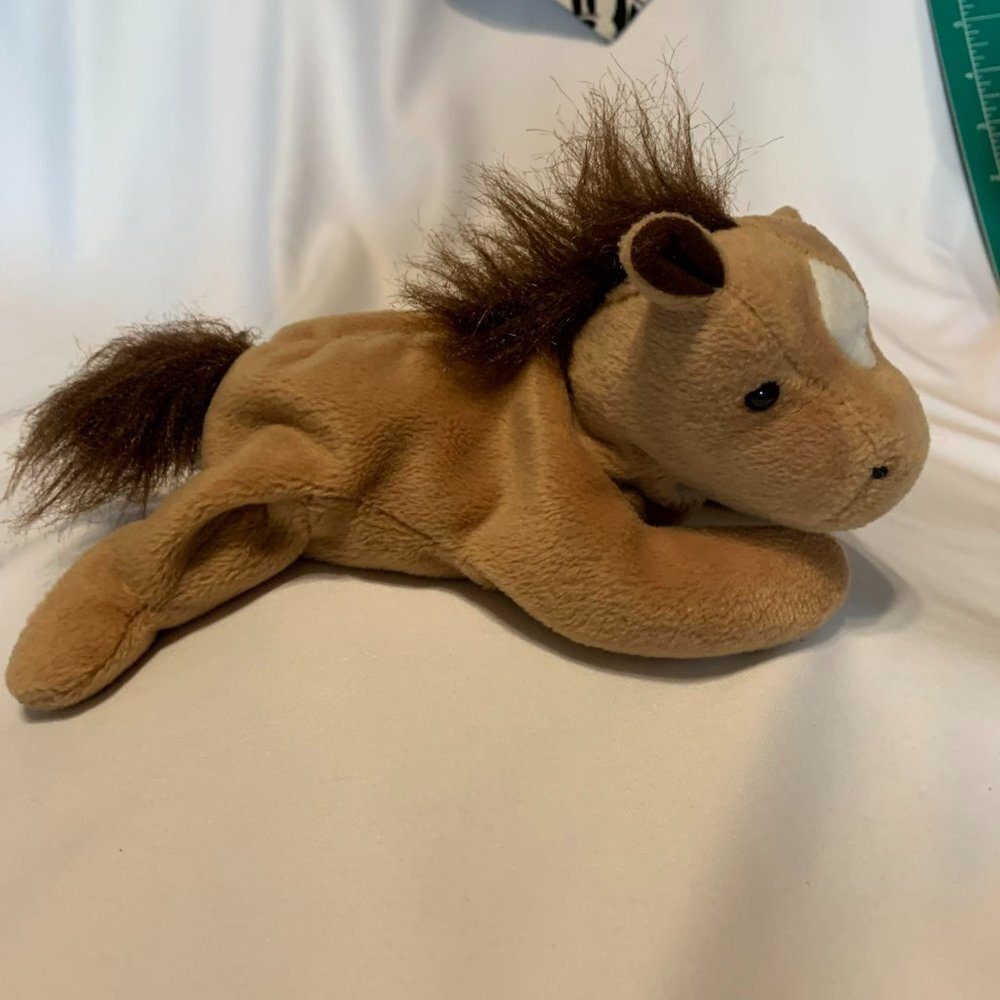Ty Beanie Baby Derby the Horse with Star Coarse Mane 1995 - Picture 4 of 10